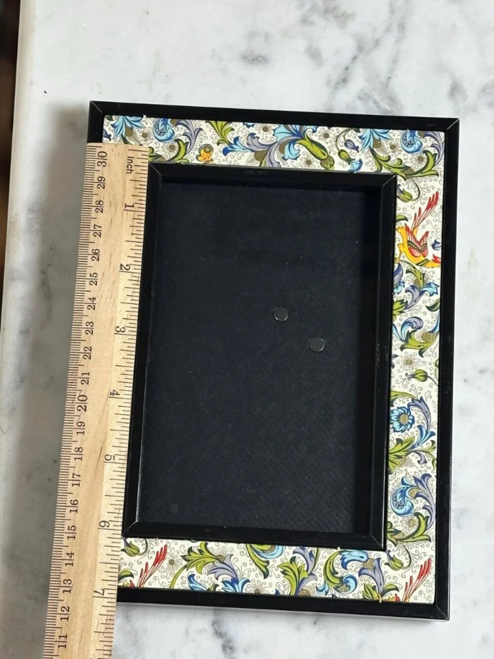 Vintage Colorful Bird Butterfly Picture Frame 6x4 | Botanical  Tabletop Photo